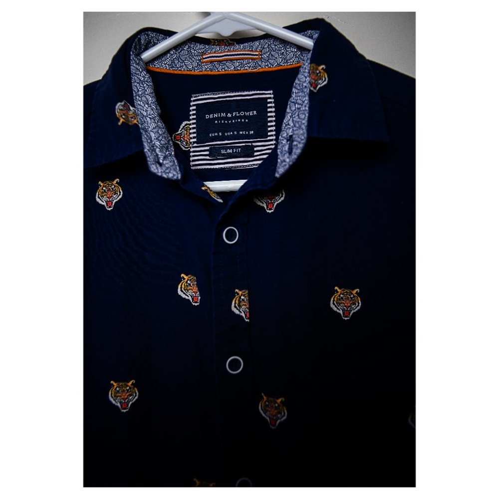 Denim & Flower S/S Buttondown Shirt